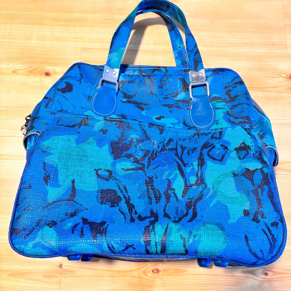 Blue Camouflage Tote Bag